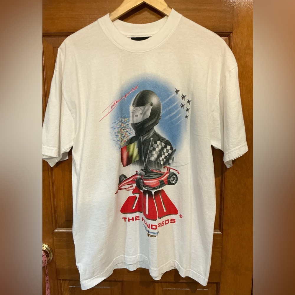 The Hundreds White Tee with Racing Design